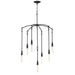 Maxim - 27718AR - Seven Light Chandelier - Pioneer - Anthracite