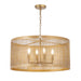 Maxim - 31224GLD - Four Light Pendant - Hatcher - Gold