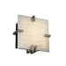 Justice Designs - PNA-5550-WAVE-NCKL - LED Wall Sconce - Porcelina - Brushed Nickel