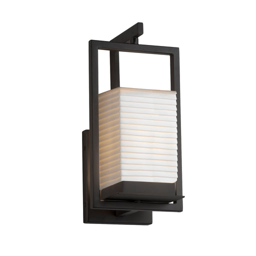 Justice Designs - PNA-7511W-SAWT-MBLK - LED Outdoor Wall Sconce - Porcelina - Matte Black