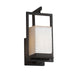 Justice Designs - PNA-7511W-SAWT-MBLK - LED Outdoor Wall Sconce - Porcelina - Matte Black