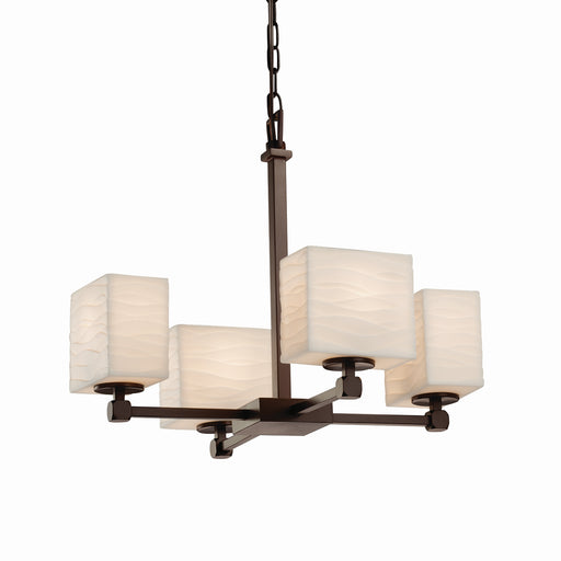 Porcelina Four Light Chandelier