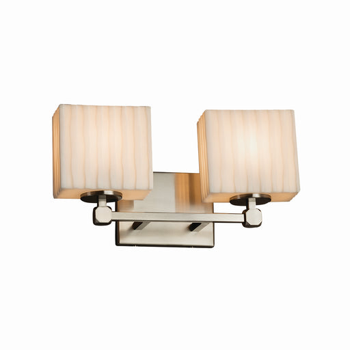 Porcelina Two Light Bath Bar