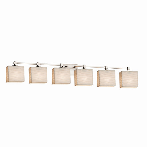 Porcelina Six Light Bath Bar