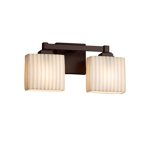 Porcelina Two Light Bath Bar