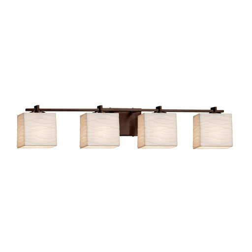 Porcelina Four Light Bath Bar