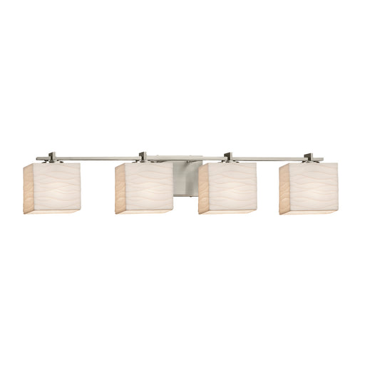 Porcelina Four Light Bath Bar