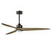 Maxim - 88833CHL - 72"Ceiling Fan - Woodwind - Charcoal Bronze