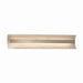 Justice Designs - PNA-8625-WAVE-NCKL - LED Linear Bath Bar - Porcelina - Brushed Nickel