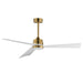 Maxim - 88839WTNAB - 60"Ceiling Fan - Vortex - Natural Aged Brass