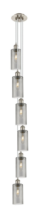 Innovations - 106B-6P-SN-G434-7SM - Six Light Pendant - Downtown Urban - Brushed Satin Nickel