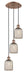 Innovations - 113B-3P-AC-G559-5ME - Three Light Pendant - Ballston - Antique Copper