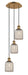 Innovations - 113B-3P-BB-G559-5ME - Three Light Pendant - Ballston - Brushed Brass