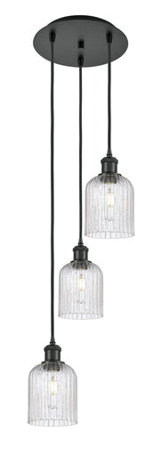 Ballston Three Light Pendant Matte Black
