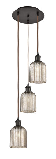 Ballston Three Light Pendant Oil Rubbed Bronze