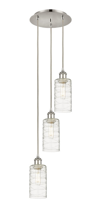 Innovations - 113B-3P-PN-G434-7DE - Three Light Pendant - Downtown Urban - Polished Nickel