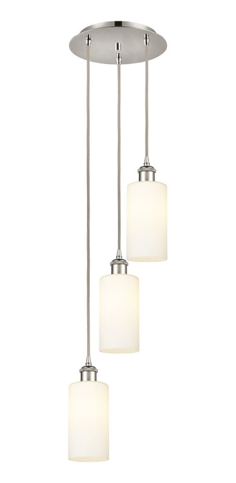 Innovations - 113B-3P-PN-G434-7WH - Three Light Pendant - Downtown Urban - Polished Nickel