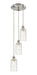 Innovations - 113B-3P-SN-G434-7DE - Three Light Pendant - Downtown Urban - Brushed Satin Nickel