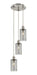 Innovations - 113B-3P-SN-G434-7SM - Three Light Pendant - Downtown Urban - Brushed Satin Nickel