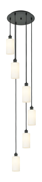 Innovations - 116B-6P-BK-G434-7WH - Six Light Pendant - Downtown Urban - Matte Black