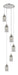 Innovations - 116B-6P-PN-G434-7SM - Six Light Pendant - Downtown Urban - Polished Nickel