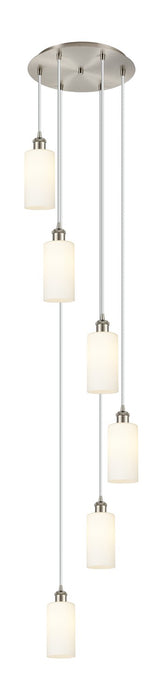 Innovations - 116B-6P-SN-G434-7WH - Six Light Pendant - Downtown Urban - Brushed Satin Nickel