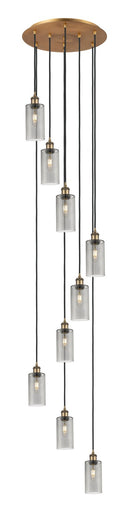 Downtown Urban Nine Light Pendant