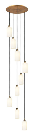 Downtown Urban Nine Light Pendant