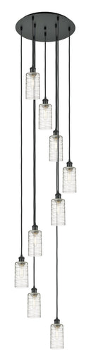 Downtown Urban Nine Light Pendant