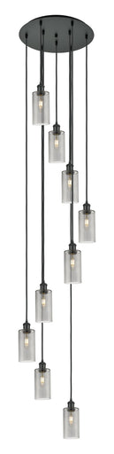 Downtown Urban Nine Light Pendant