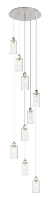 Innovations - 119B-9P-PN-G434-7CL - Nine Light Pendant - Downtown Urban - Polished Nickel