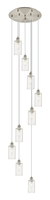 Innovations - 119B-9P-SN-G434-7CL - Nine Light Pendant - Downtown Urban - Brushed Satin Nickel