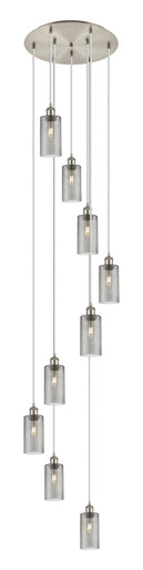 Downtown Urban Nine Light Pendant