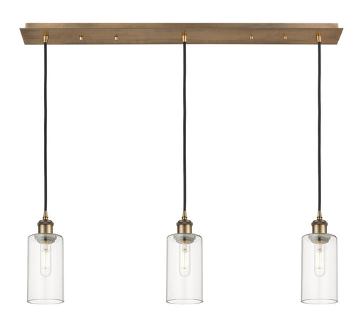 Downtown Urban Three Light Linear Pendant