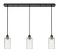 Innovations - 123B-3P-BK-G434-7DE - Three Light Linear Pendant - Downtown Urban - Matte Black