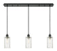 Innovations - 123B-3P-BK-G434-7SDY - Three Light Linear Pendant - Downtown Urban - Matte Black