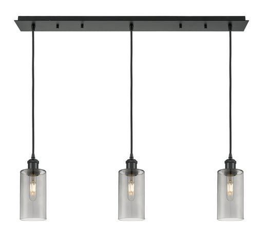 Downtown Urban Three Light Linear Pendant