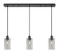 Innovations - 123B-3P-BK-G434-7SM - Three Light Linear Pendant - Downtown Urban - Matte Black