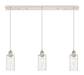 Innovations - 123B-3P-PN-G434-7CL - Three Light Linear Pendant - Downtown Urban - Polished Nickel