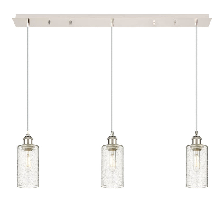 Innovations - 123B-3P-PN-G434-7SDY - Three Light Linear Pendant - Downtown Urban - Polished Nickel