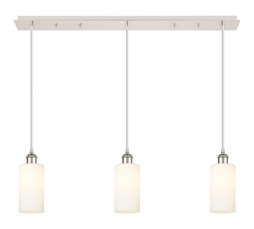 Innovations - 123B-3P-PN-G434-7WH - Three Light Linear Pendant - Downtown Urban - Polished Nickel