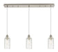 Innovations - 123B-3P-SN-G434-7DE - Three Light Linear Pendant - Downtown Urban - Brushed Satin Nickel