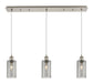 Innovations - 123B-3P-SN-G434-7SM - Three Light Linear Pendant - Downtown Urban - Brushed Satin Nickel