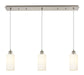 Innovations - 123B-3P-SN-G434-7WH - Three Light Linear Pendant - Downtown Urban - Brushed Satin Nickel