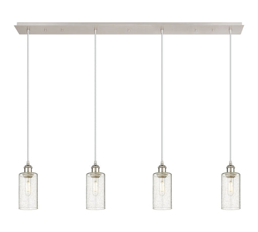 Innovations - 124B-4P-PN-G434-7SDY - Four Light Linear Pendant - Downtown Urban - Polished Nickel