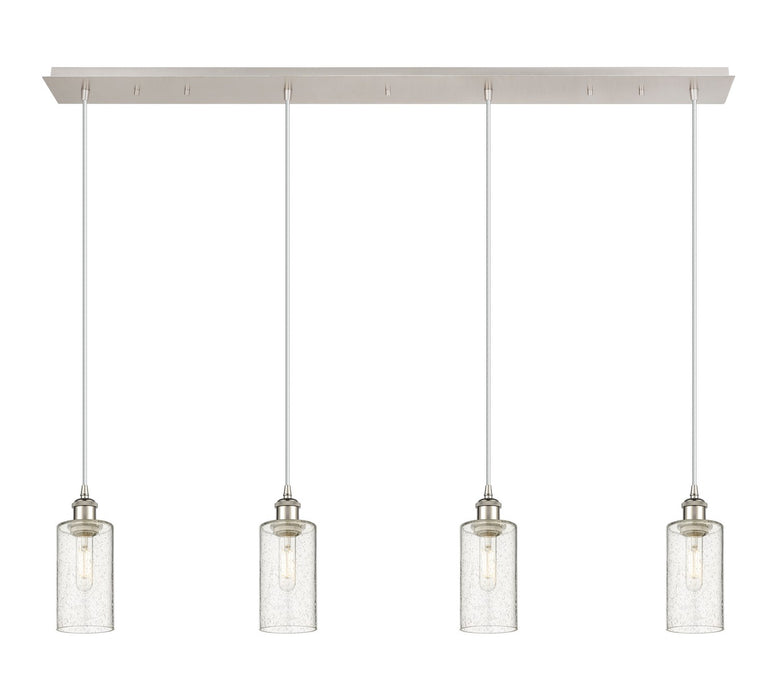 Innovations - 124B-4P-PN-G434-7SDY - Four Light Linear Pendant - Downtown Urban - Polished Nickel