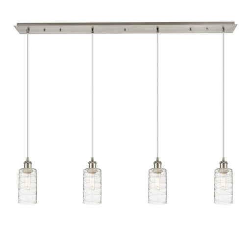 Downtown Urban Four Light Linear Pendant