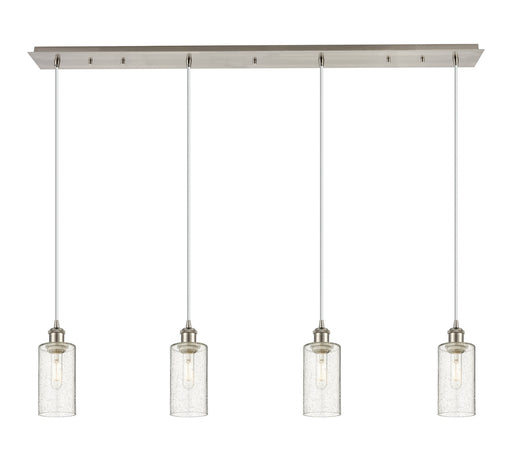 Innovations - 124B-4P-SN-G434-7SDY - Four Light Linear Pendant - Downtown Urban - Brushed Satin Nickel