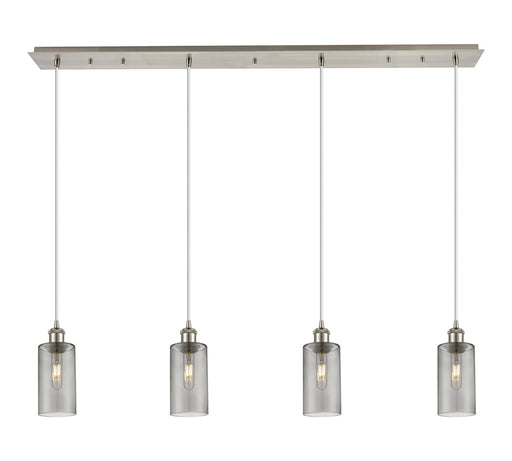 Downtown Urban Four Light Linear Pendant