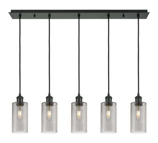 Downtown Urban Five Light Linear Pendant